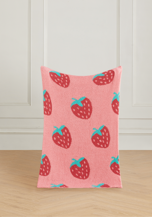 Strawberry Buttery Blanket- Stroller