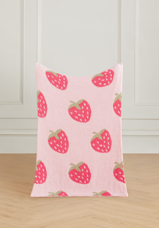 Strawberry Buttery Blanket- Stroller