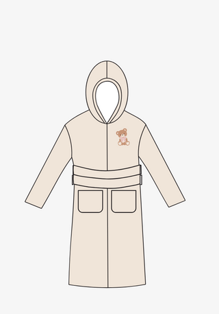 Teddy Bear Buttery Robe- Children's