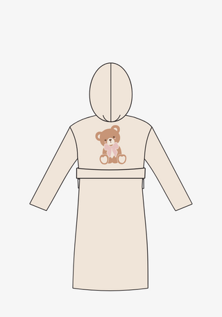 Teddy Bear Buttery Robe- Children's