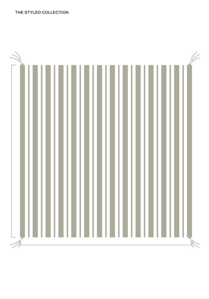 3D Stripe w/ Tassels- Receiving
