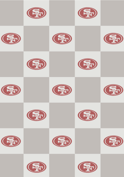 NFL Buttery Blanket- Neutral Check
