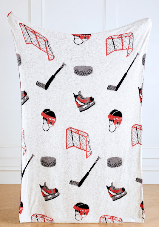 Hockey Buttery Blanket