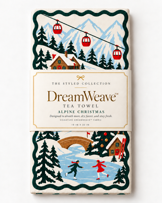 Alpine Christmas DreamWeave Reversible Tea Towel