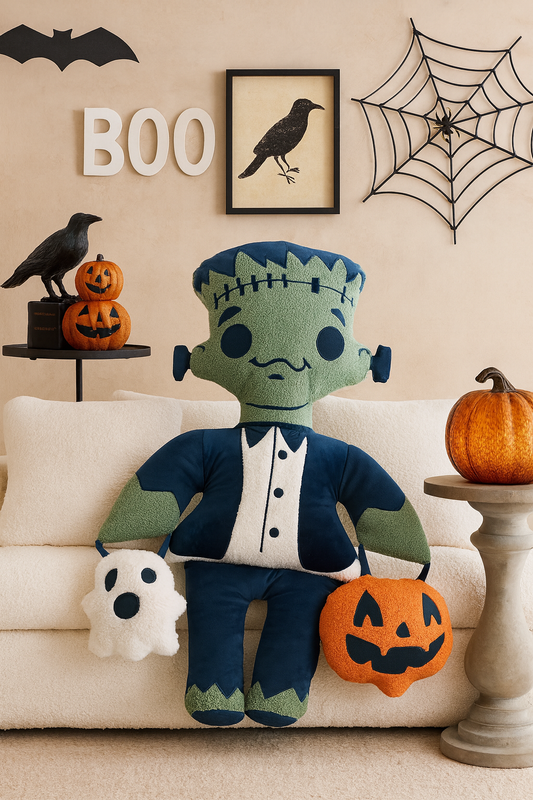 Frankenstein Trick or Treater 3D Pillow