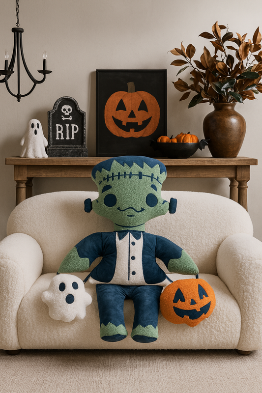Frankenstein Trick or Treater 3D Pillow