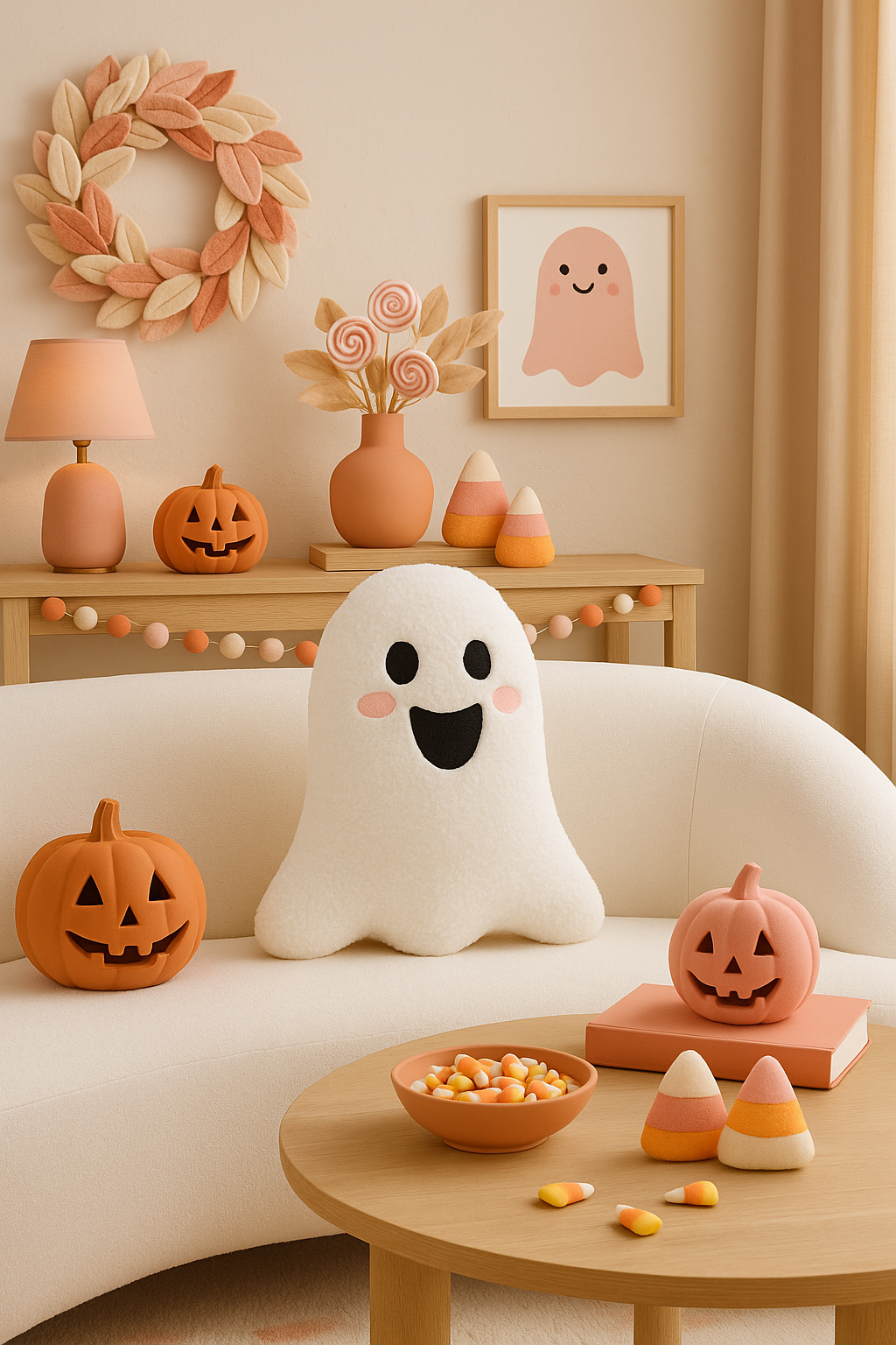 Blushing Ghouls 3D Pillow