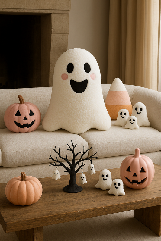 Blushing Ghouls 3D Pillow