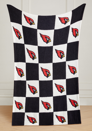 NFL Buttery Blanket- Black Check- 7 Teams Offered