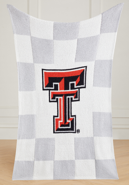 College Buttery Blanket- Neutral