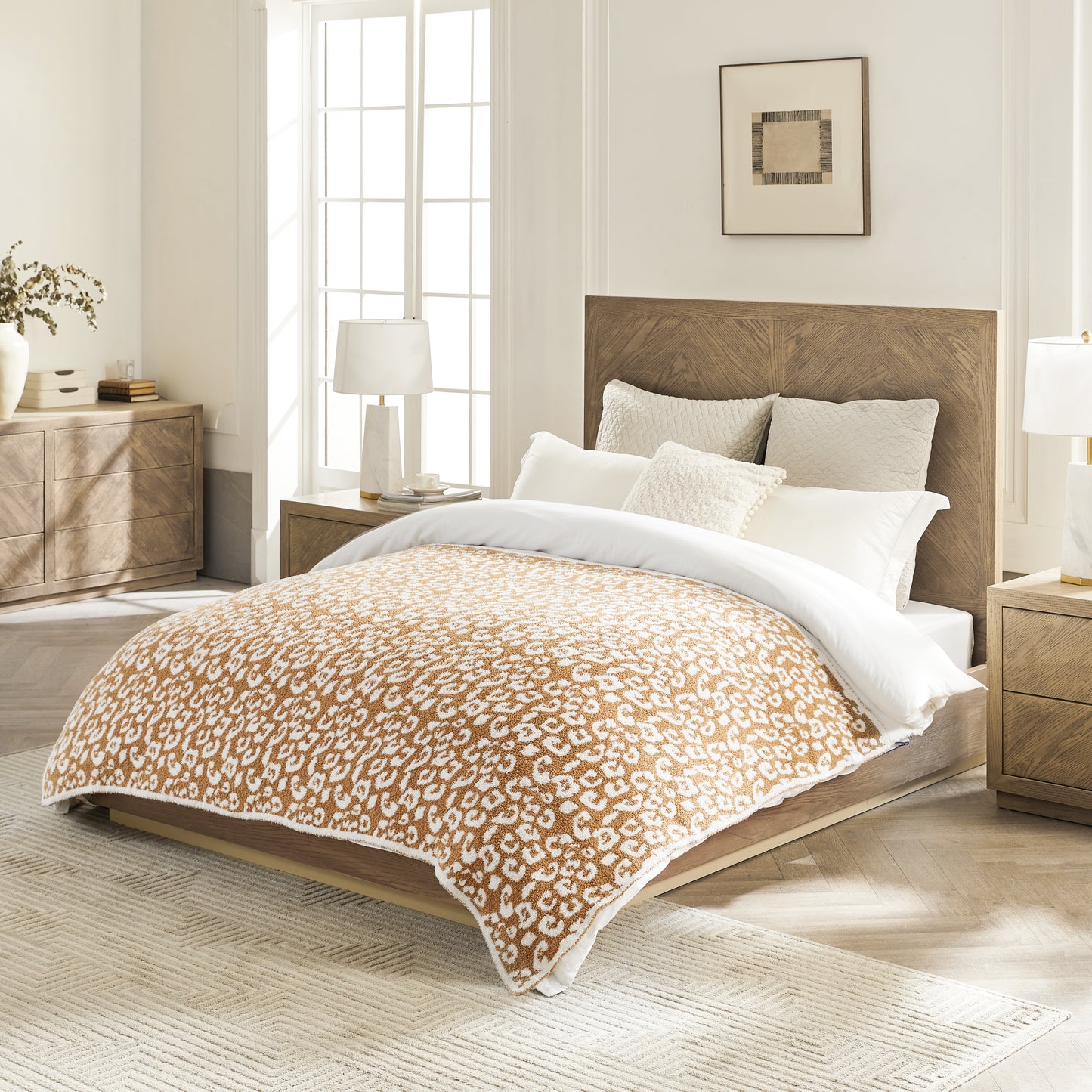Leopard Buttery Blanket- Summer Weight