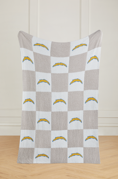 NFL Buttery Blanket- Neutral Check
