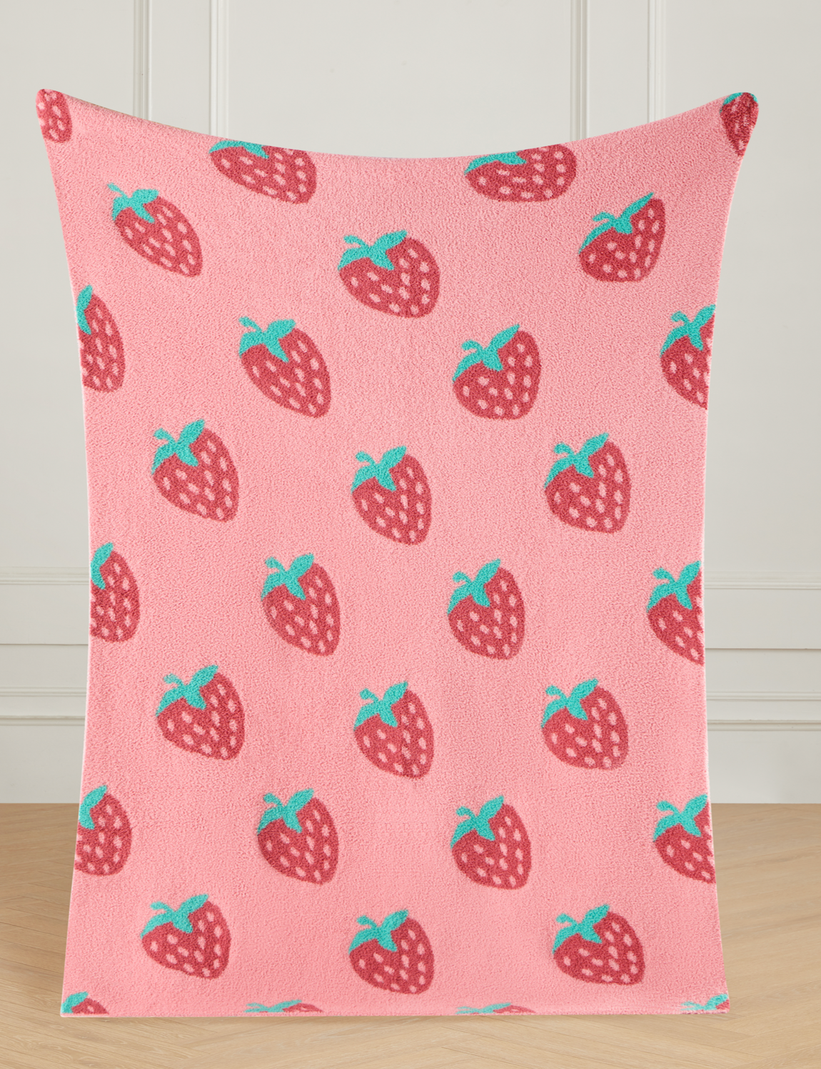Strawberries Buttery Blanket