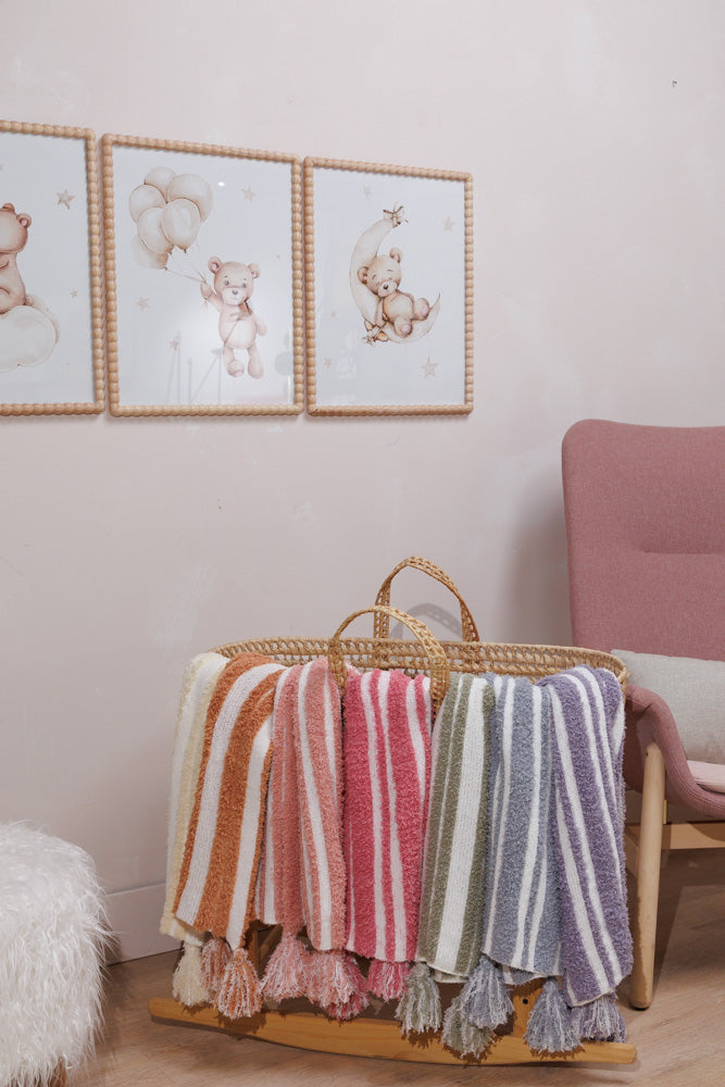 3D Stripe w/ Tassels- Stroller