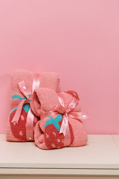 Strawberry Buttery Blanket- Stroller