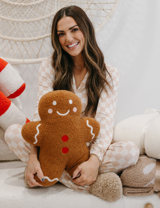 TSC x Madi Nelson: 3D Gingerbread Man Pillow- Sold out