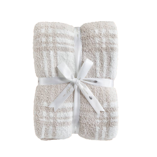 Windowpane Plaid Buttery Blanket- Pre Order 12-05
