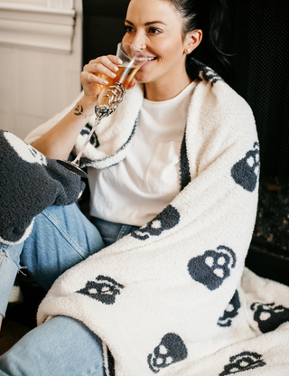 TSC X Tia Booth : Skulls Buttery Blanket