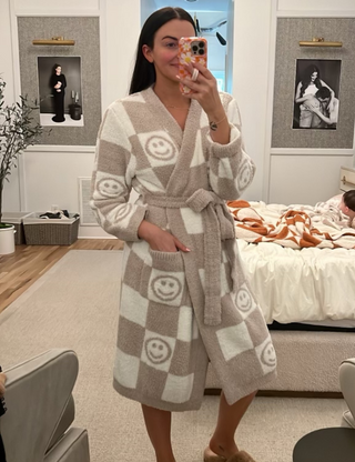 Checkered Buttery Robe