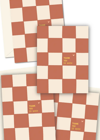 Checkered- Thank You Cards Box Set