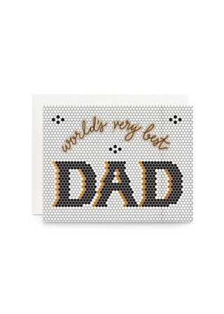 World's Very Best Dad Card