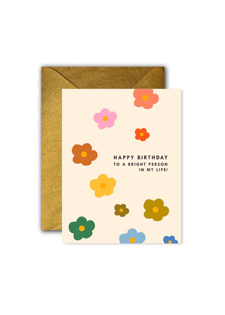 Daisies Happy Birthday Card
