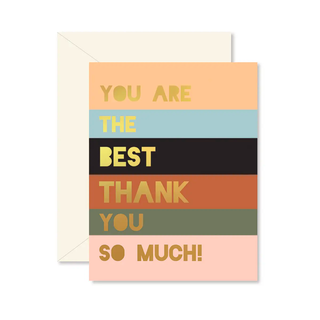 You are the Best, Thank You card