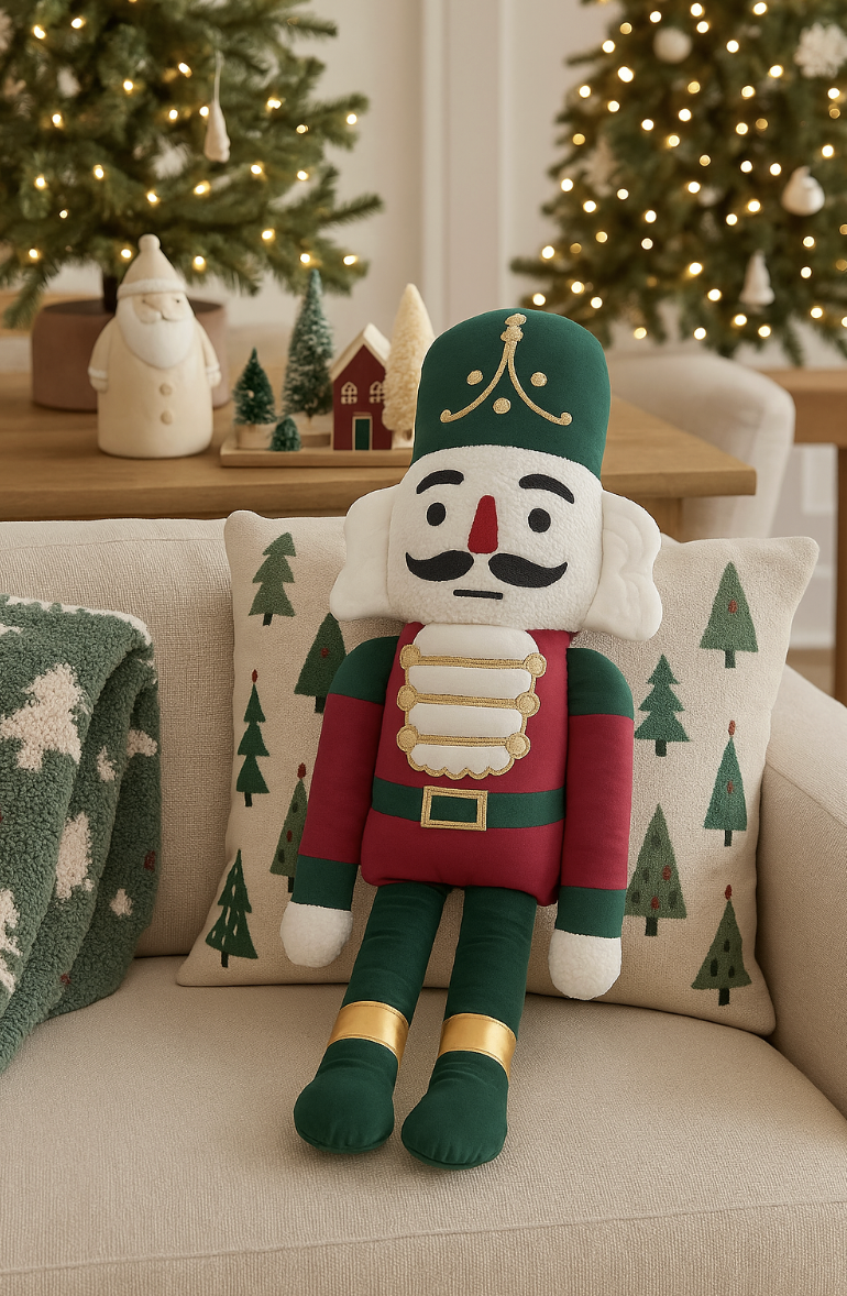Nutcracker 3D Pillow- Pre Order Nov 30th