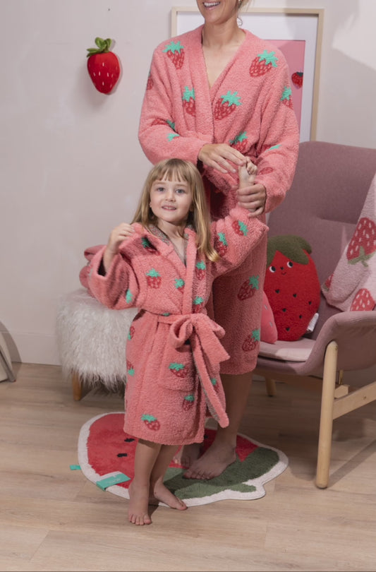 Strawberry Buttery Robe- Women's