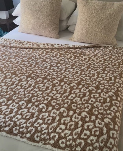 Leopard Buttery Blanket- Summer Weight