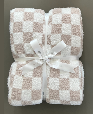 Checkered Buttery Blanket- Summer Pre Order 4-4 – The Styled Collection