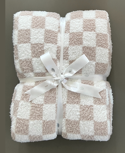 Checkered Buttery Blanket- Summer Weight