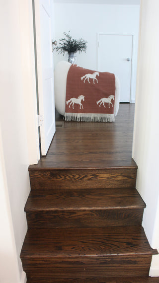 Stallion + Mare Fringe Throw