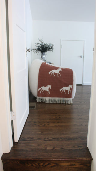 Stallion + Mare Fringe Throw