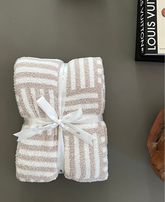 Basketweave Buttery Blanket- Summer Weight