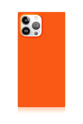 Quad Phone Case- Dark Neon Orange