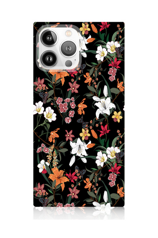 Quad Phone Case- Hibiscus Garden